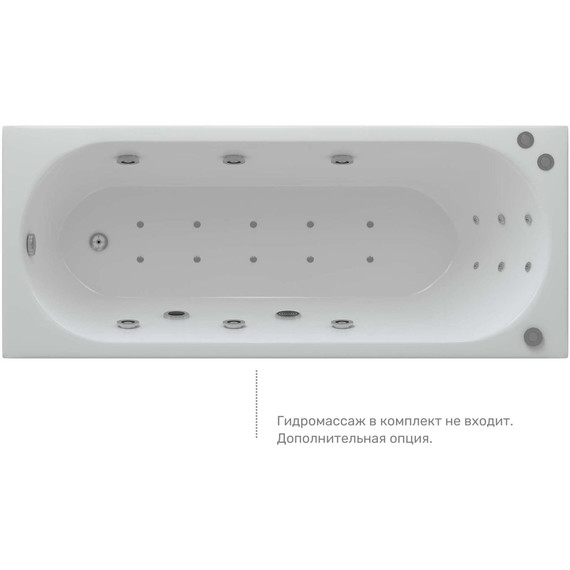 Ванна акриловая Aquatek Оберон 170x70 см OBR170-0000165 фото 6