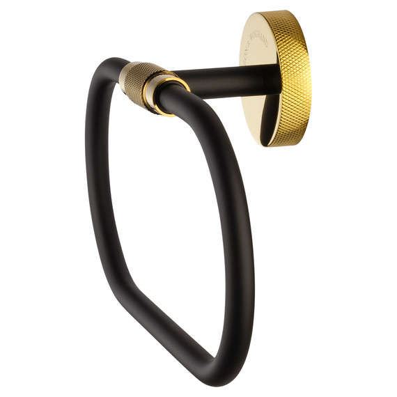 Кольцо для полотенец Wonzon & Woghand Majestic WW-9213, цвет чёрный фото 3