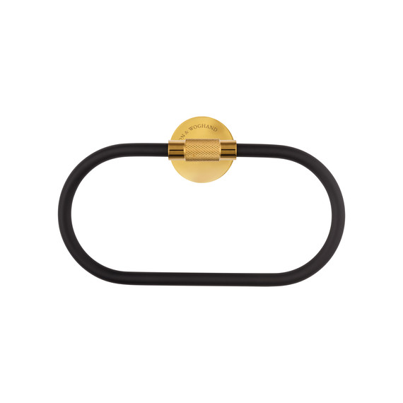 Кольцо для полотенец Wonzon & Woghand Majestic WW-9213, цвет чёрный фото 2