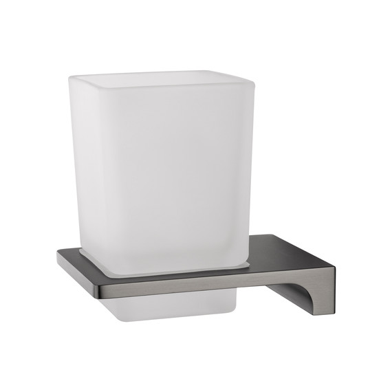 Стакан для зубных щеток Wonzon & Woghand Eclipse WW-9121-BGM, цвет тёмный графит брашированный фото 3