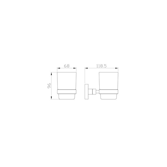 Стакан для зубных щеток Wonzon & Woghand Polo WW-8921 фото 2