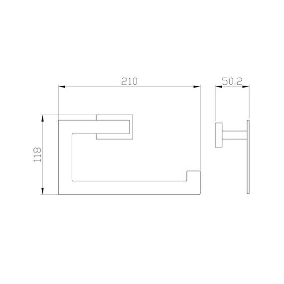 Кольцо для полотенец Wonzon & Woghand Flat WW-9713 фото 4