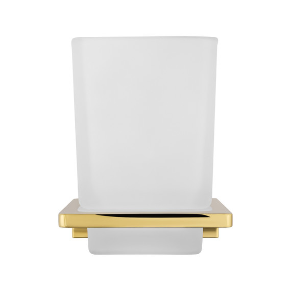 Стакан для зубных щеток Wonzon & Woghand Eclipse WW-9121-LG, цвет золото глянцевое фото 2