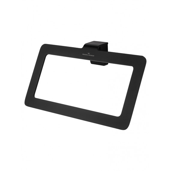 Кольцо для полотенец Wonzon & Woghand Eclipse WW-V2201-MB, цвет чёрный матовый фото 