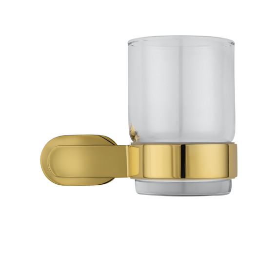 Стакан для зубных щеток Wonzon & Woghand First WW-8421-LG, цвет золото глянцевое фото 2