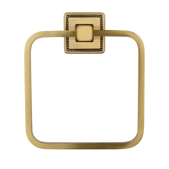 Кольцо для полотенец Wonzon & Woghand Roma WW-7213, цвет бронза брашированная фото 2