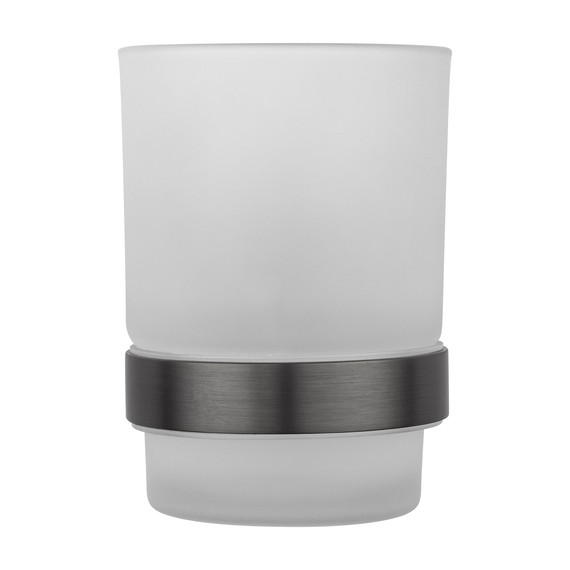 Стакан для зубных щеток Wonzon & Woghand Graffity WW-9321-BGM, цвет тёмный графит брашированный фото 2