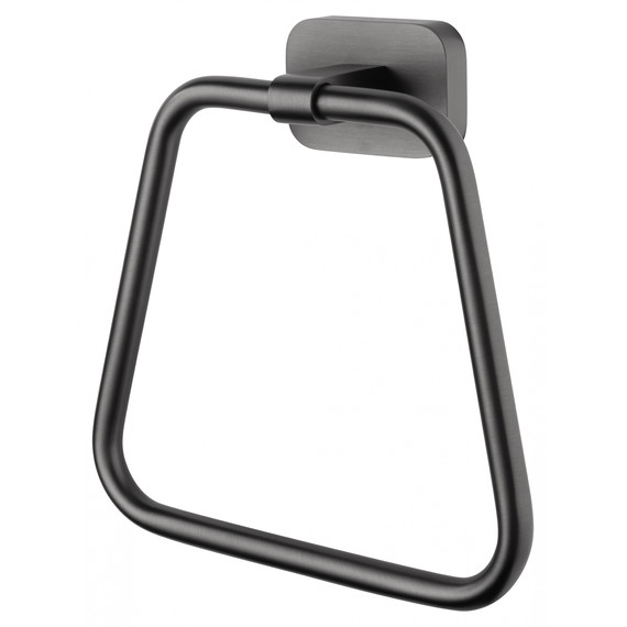 Кольцо для полотенец Wonzon & Woghand Graffity WW-9313-BGM, цвет тёмный графит брашированный фото 