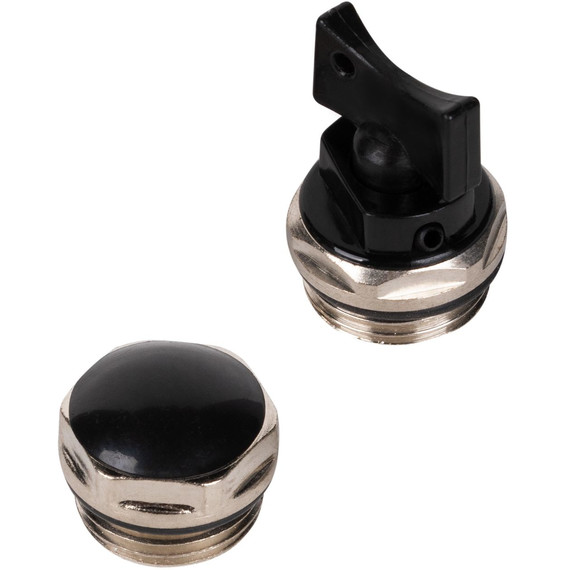 Набор присоединительный Royal Thermo 1"х1/2", чёрный фото 3