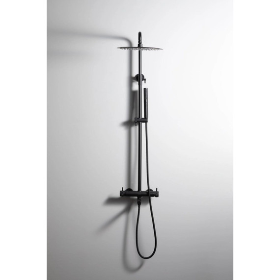 Душевая стойка Allen Brau Priority 5.31A10-31, чёрный матовый фото 13