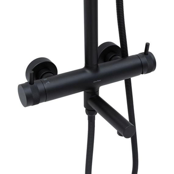 Душевая стойка Allen Brau Priority 5.31A10-31, чёрный матовый фото 4