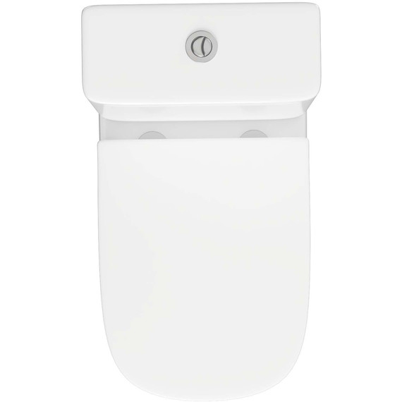 Унитаз-компакт безободковый Aquatek Optima Plus Square AQ4451-00 с тонкой крышкой микролифт (система смыва Торнадо) фото 2