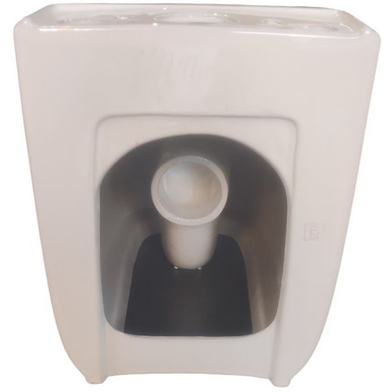 Унитаз-компакт безободковый Aquatek Optima Plus Square AQ4451-00 с тонкой крышкой микролифт (система смыва Торнадо) фото 8