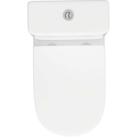 Унитаз-компакт безободковый Aquatek Optima Plus AQ4452-00 с тонкой крышкой микролифт (система смыва Торнадо) фото 3