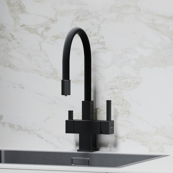 Смеситель для кухни Sancos Arno SC4005MB, чёрный матовый/чёрный фото 3