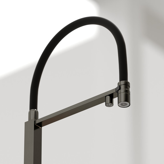 Смеситель для кухни Sancos Moro SC4006GG, вороненая сталь/чёрный фото 7