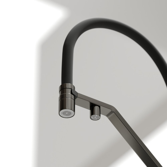 Смеситель для кухни Sancos Loro SC4007GG, вороненая сталь/чёрный фото 6