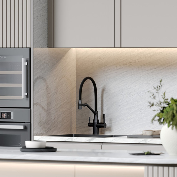 Смеситель для кухни Sancos Orta SC4008MB, чёрный матовый/чёрный фото 3