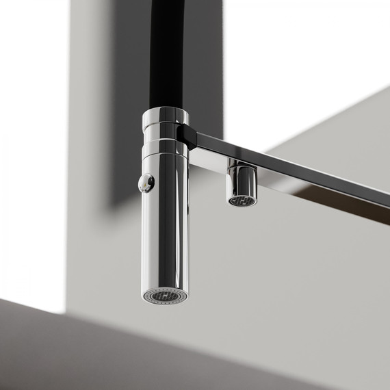 Смеситель для кухни Sancos Imola SC4010CH, хром/чёрный фото 3