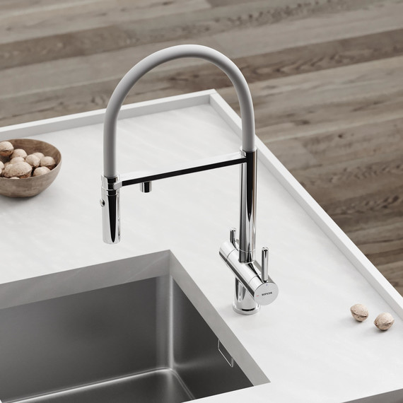 Смеситель для кухни Sancos Imola SC4010CHwh фото 4