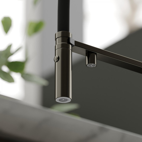 Смеситель для кухни Sancos Imola SC4010GG, вороненая сталь/чёрный фото 4