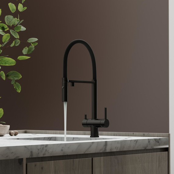 Смеситель для кухни Sancos Imola SC4010GG, вороненая сталь/чёрный фото 10
