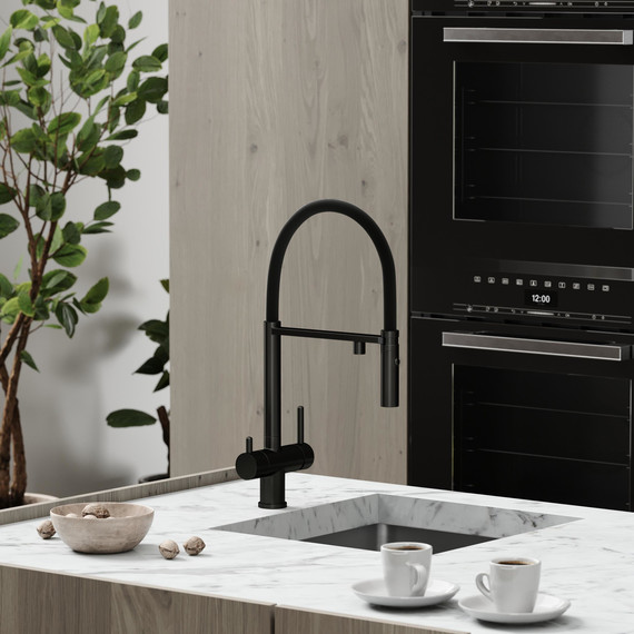 Смеситель для кухни Sancos Imola SC4010MB, чёрный матовый/чёрный фото 2