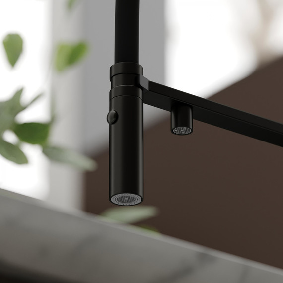 Смеситель для кухни Sancos Imola SC4010MB, чёрный матовый/чёрный фото 3