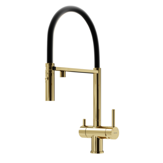 Смеситель для кухни Sancos Imola SC4010ZG, полированное золото фото 