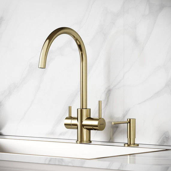 Смеситель для кухни Sancos Taper SC4012BG, брашированное золото фото 6