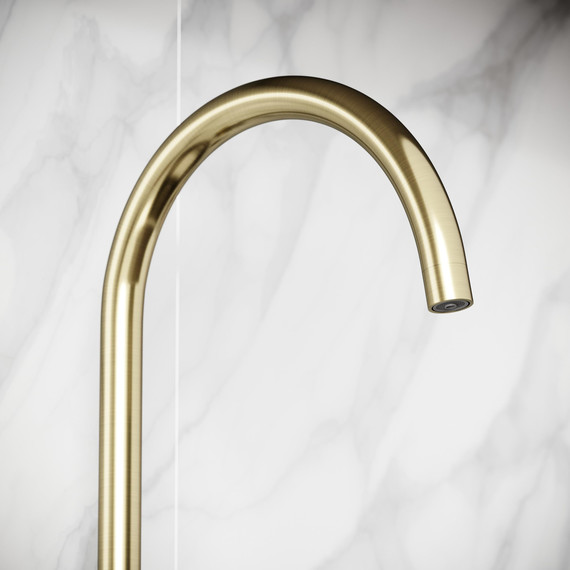 Смеситель для кухни Sancos Taper SC4012BG, брашированное золото фото 7