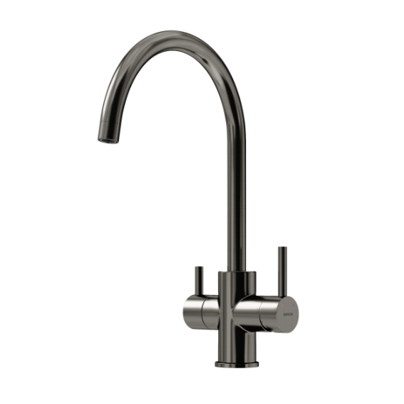 Смеситель для кухни Sancos Taper SC4012GG, вороненая сталь фото 