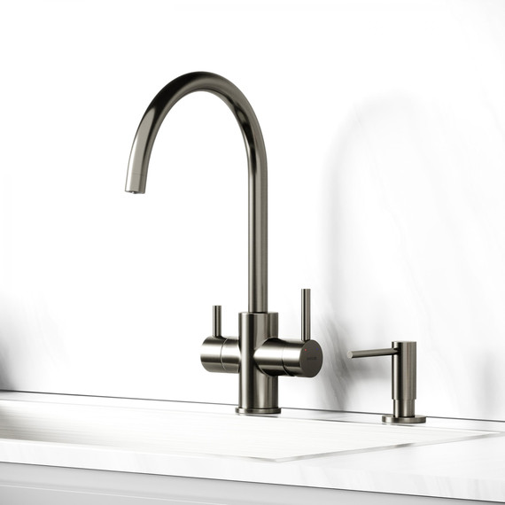 Смеситель для кухни Sancos Taper SC4012GG, вороненая сталь фото 6