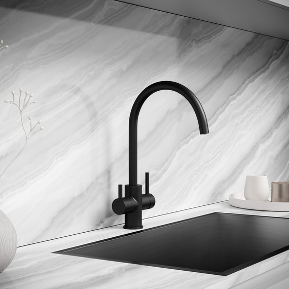 Смеситель для кухни Sancos Taper SC4012MB, чёрный матовый фото 2