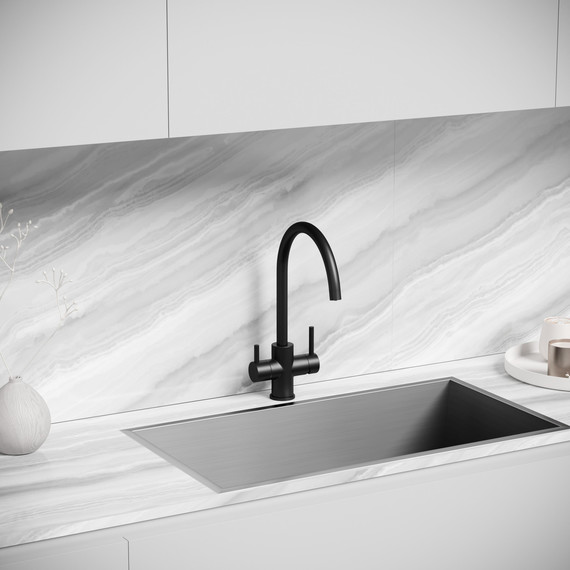 Смеситель для кухни Sancos Taper SC4012MB, чёрный матовый фото 3