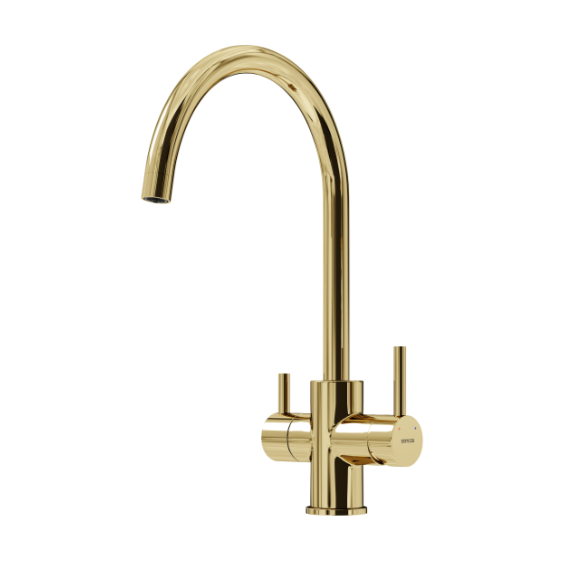 Смеситель для кухни Sancos Taper SC4012ZG, полированное золото фото 