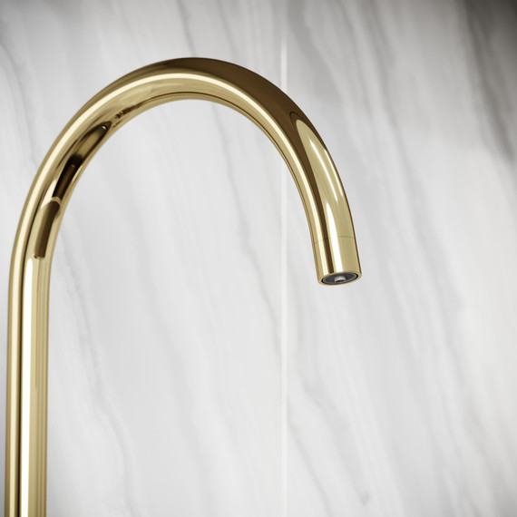 Смеситель для кухни Sancos Taper SC4012ZG, полированное золото фото 7