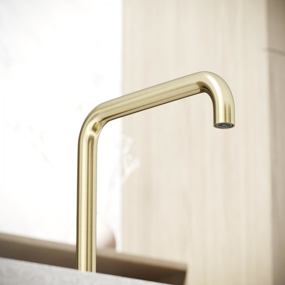 Смеситель для кухни Sancos Vela SC4013BG, брашированное золото фото 5