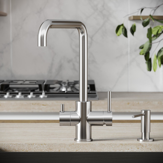 Смеситель для кухни Sancos Vela SC4013BN, брашированный никель фото 4