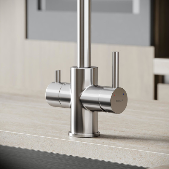 Смеситель для кухни Sancos Vela SC4013BN, брашированный никель фото 7