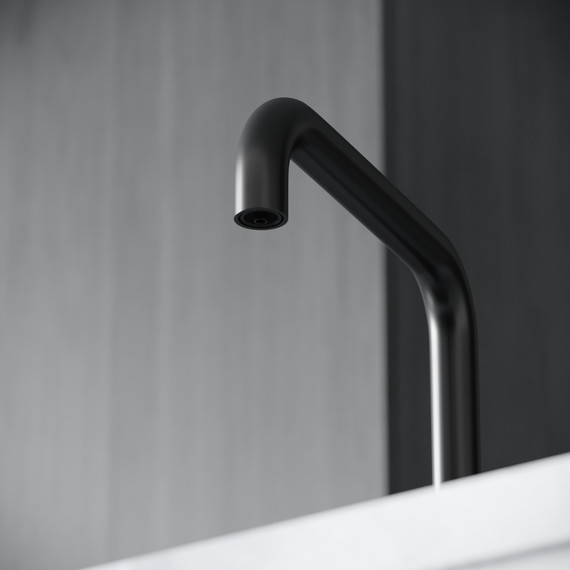 Смеситель для кухни Sancos Vela SC4013MB, чёрный матовый фото 5