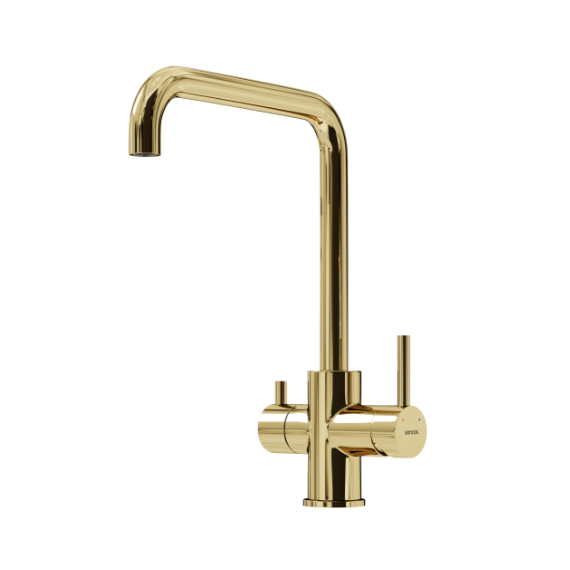 Смеситель для кухни Sancos Vela SC4013ZG, полированное золото фото 