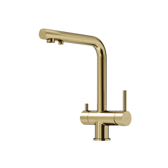 Смеситель для кухни Sancos Foster SC4014BG, брашированное золото фото 