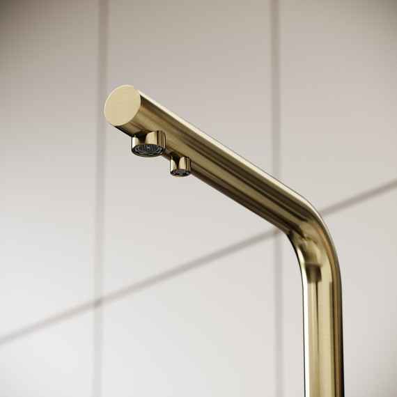 Смеситель для кухни Sancos Foster SC4014BG, брашированное золото фото 5