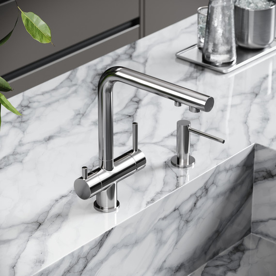 Смеситель для кухни Sancos Foster SC4014BN, брашированный никель фото 3