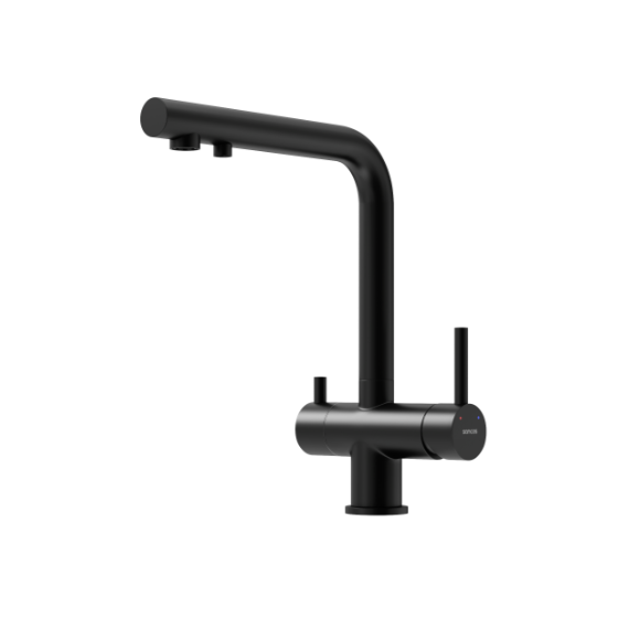 Смеситель для кухни Sancos Foster SC4014MB, чёрный матовый фото 