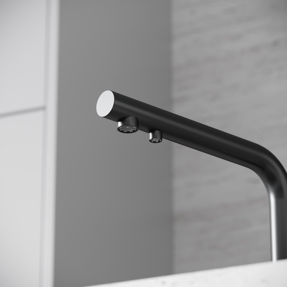 Смеситель для кухни Sancos Foster SC4014MB, чёрный матовый фото 5