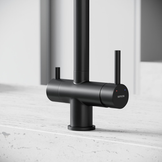 Смеситель для кухни Sancos Foster SC4014MB, чёрный матовый фото 7