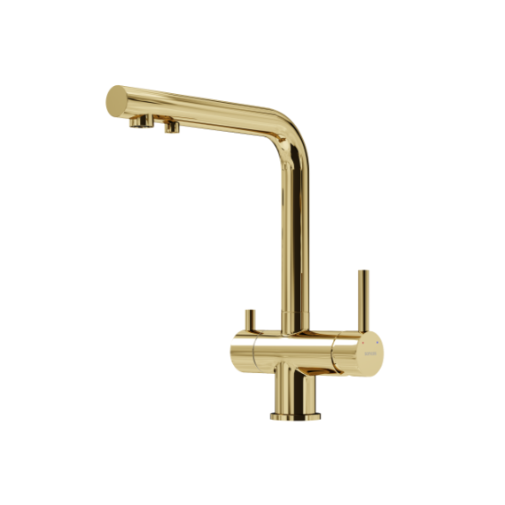 Смеситель для кухни Sancos Foster SC4014ZG, полированное золото фото 