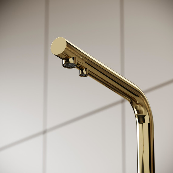 Смеситель для кухни Sancos Foster SC4014ZG, полированное золото фото 5